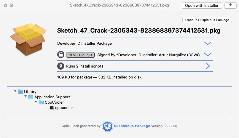 Suspicious Package (Sketch)