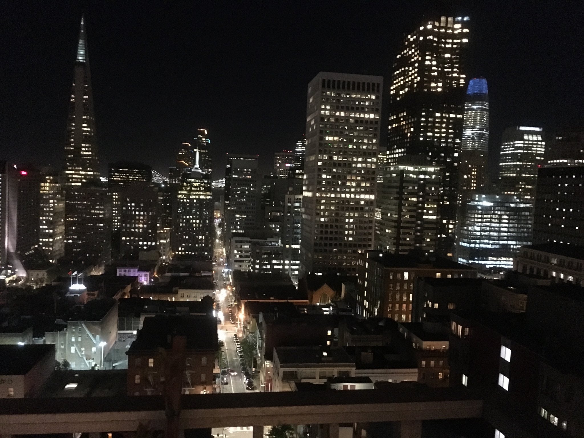 The view from our #rsac2018 wrap up reception with the @SentinelOne team ! 