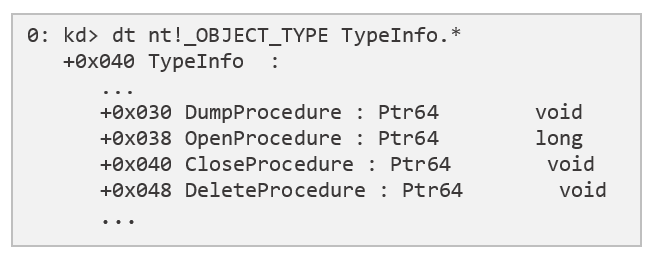 An image of ObjectType source code