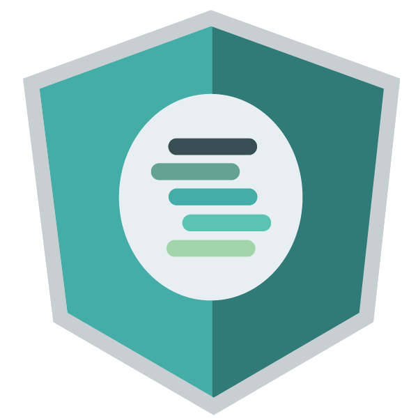 AngularJS shield shape in Scalyr colors