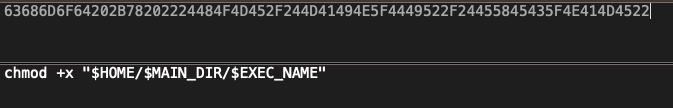 Screenshot of decoding hex to string