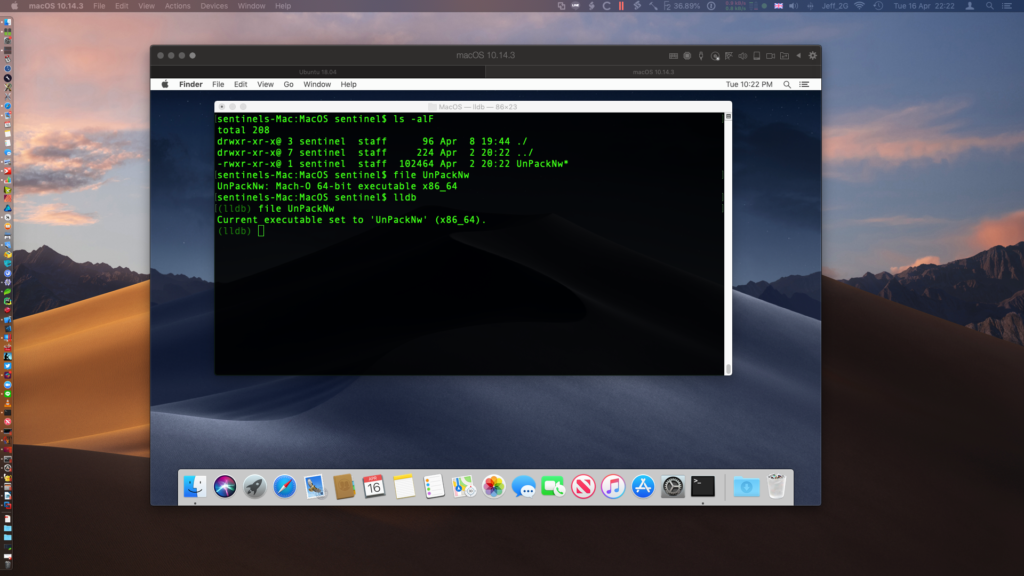 image of macOS isolated virtual machine