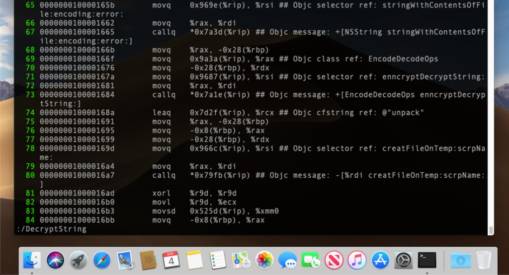 image of reverse engineering on macOS
