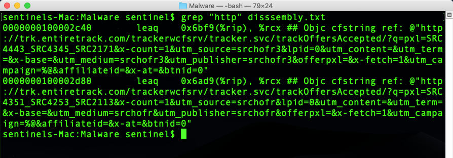 image of grep for http ioc