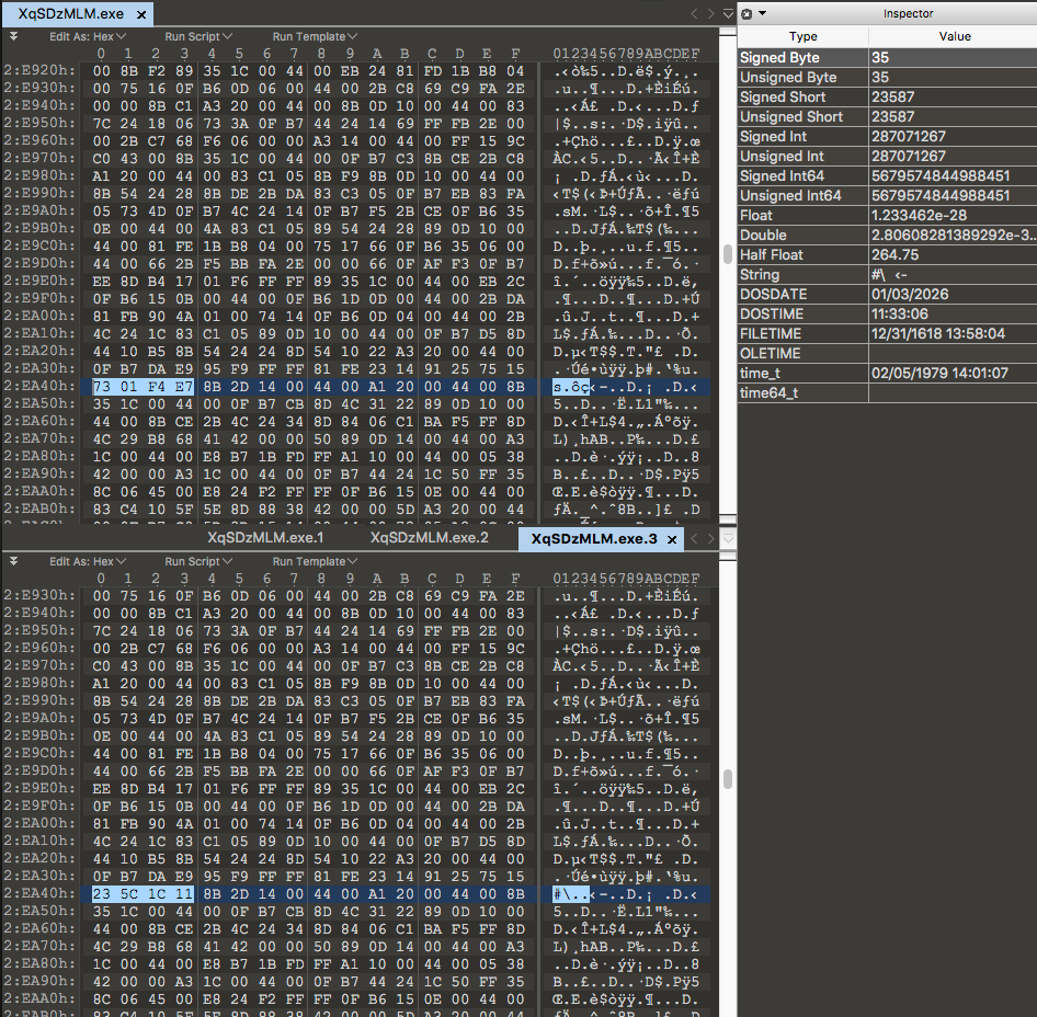 ursnif last hex dump