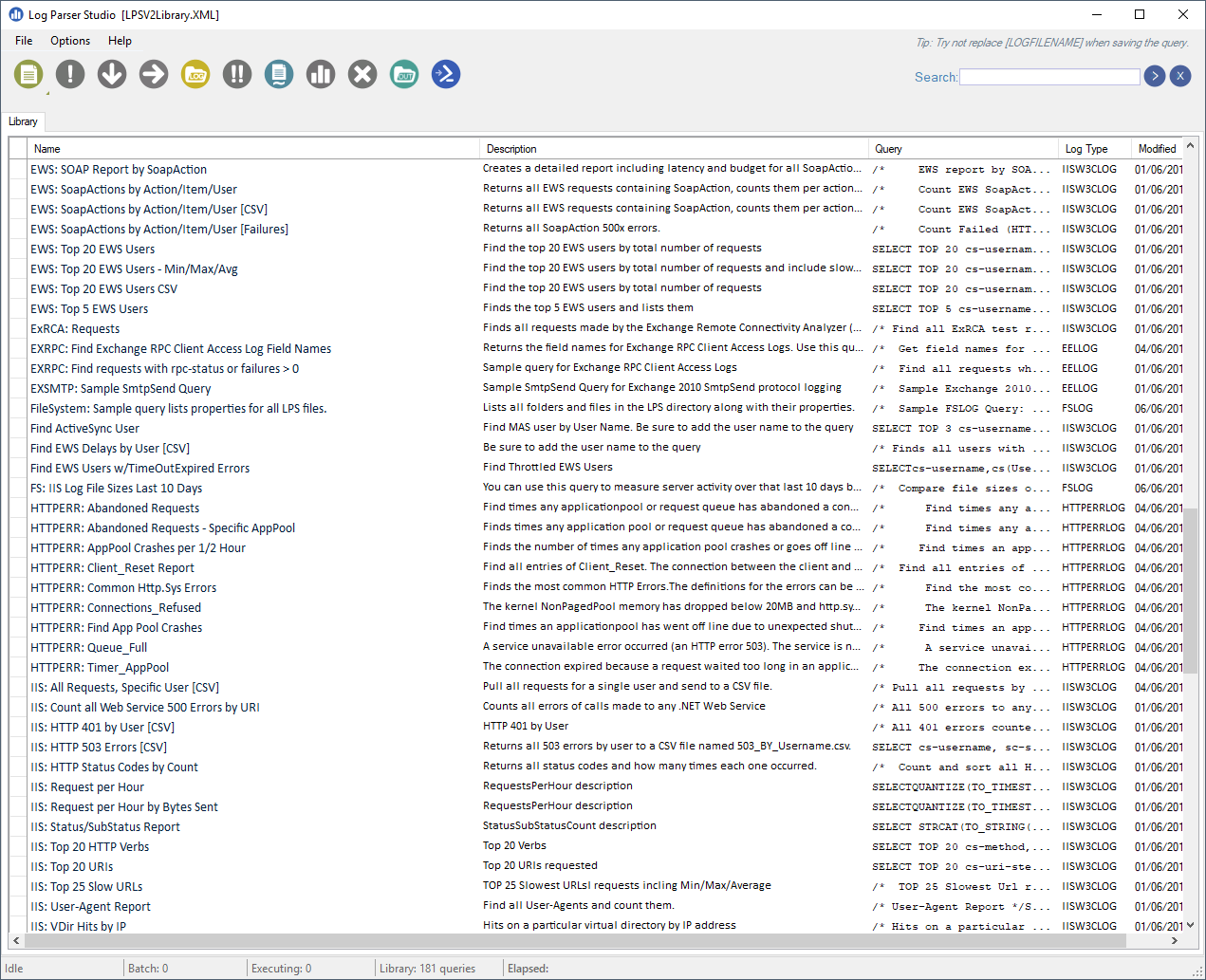 log parser