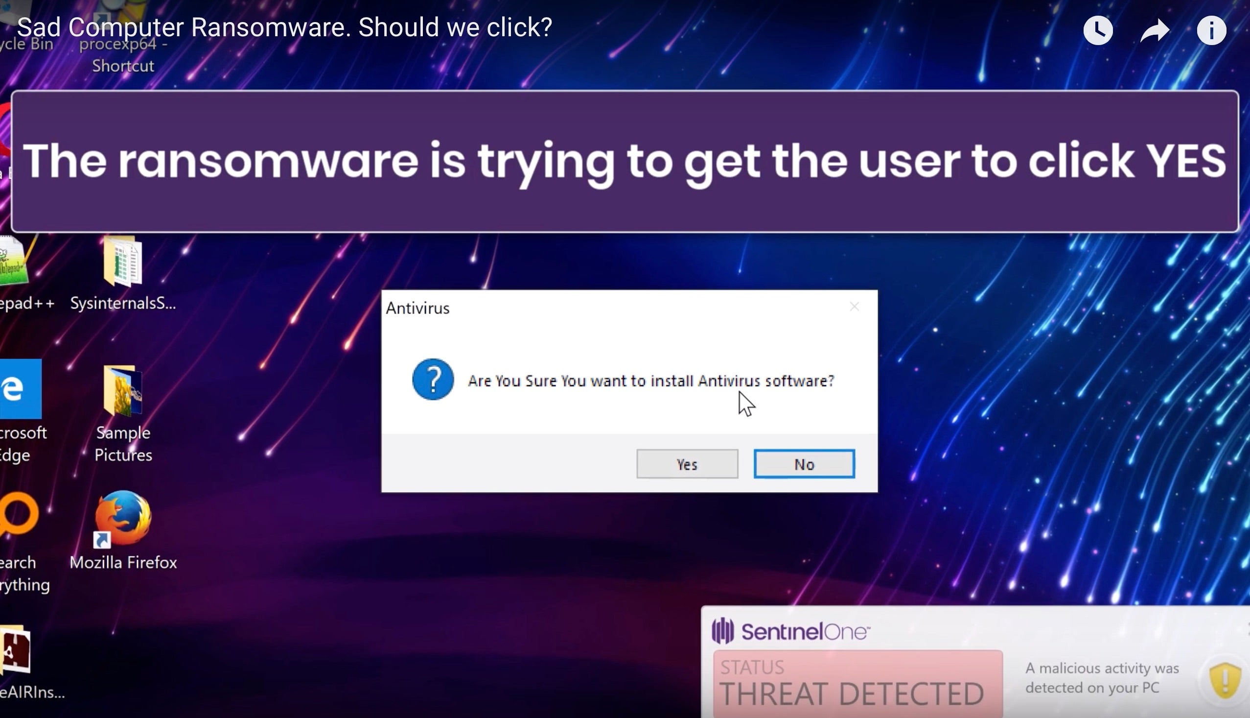 image of fake anti virus installer