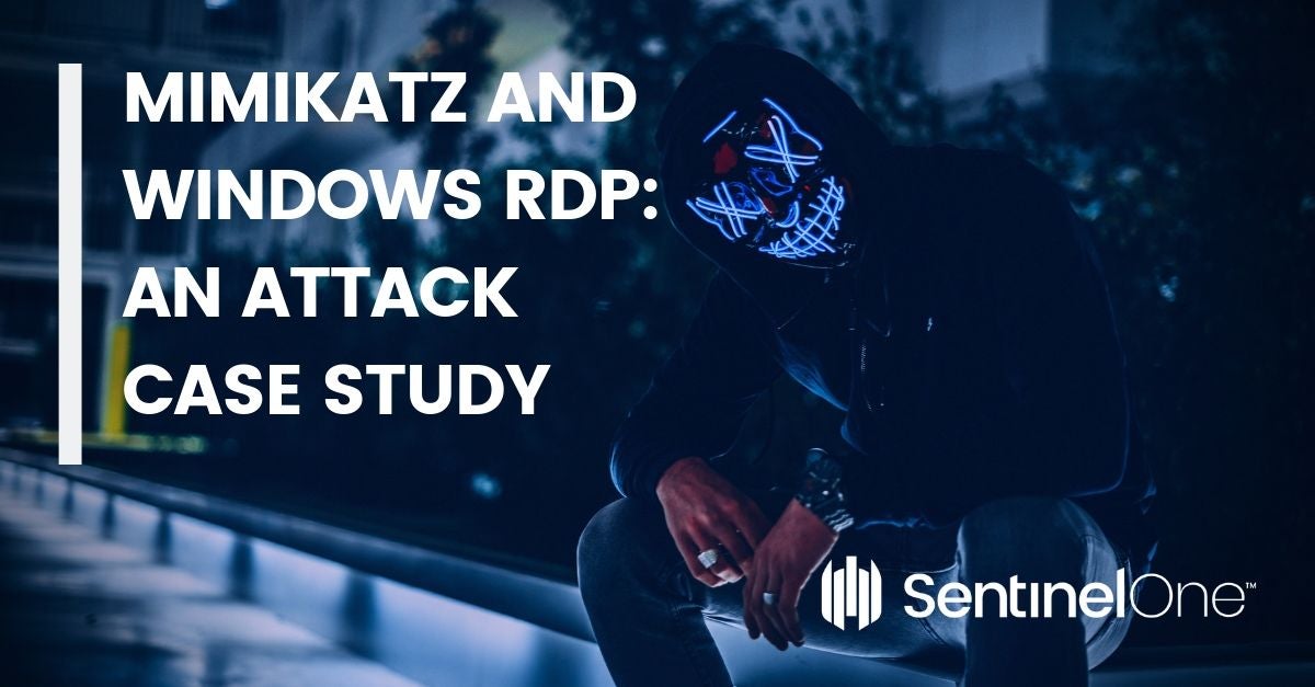 image of mimikatz and RDP attack case study
