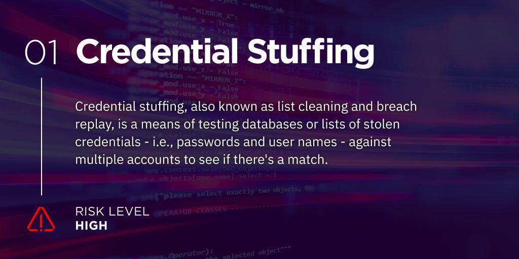 Credential Stuffing - aka list cleaning and breach replay