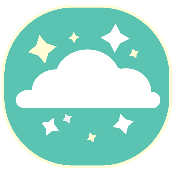 Picture of sparkling cloud showing appeal of logging as a service