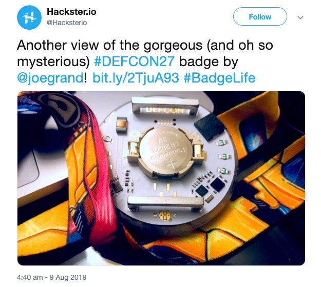 image of defcon badge