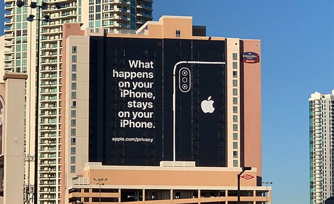 image of apple privacy poster
