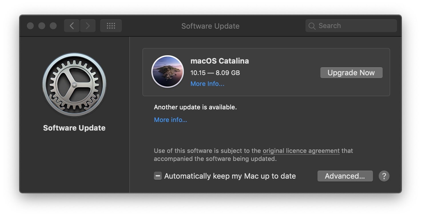 image of catalina upgrade