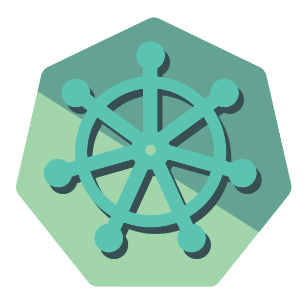 Kubernetes wheel signifying kubernetes persistent volumes