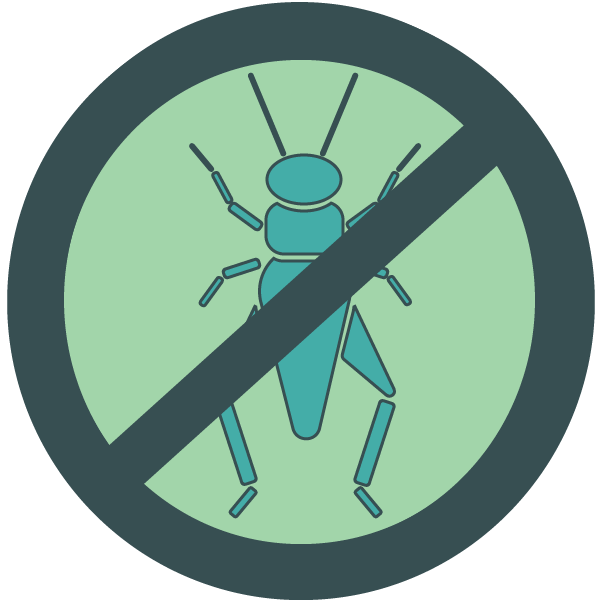 No bug sign signifying debugging stack trace
