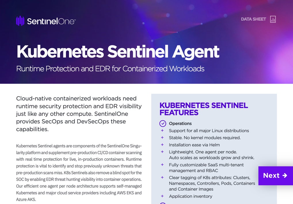 Sentinel Agent SentinelOne