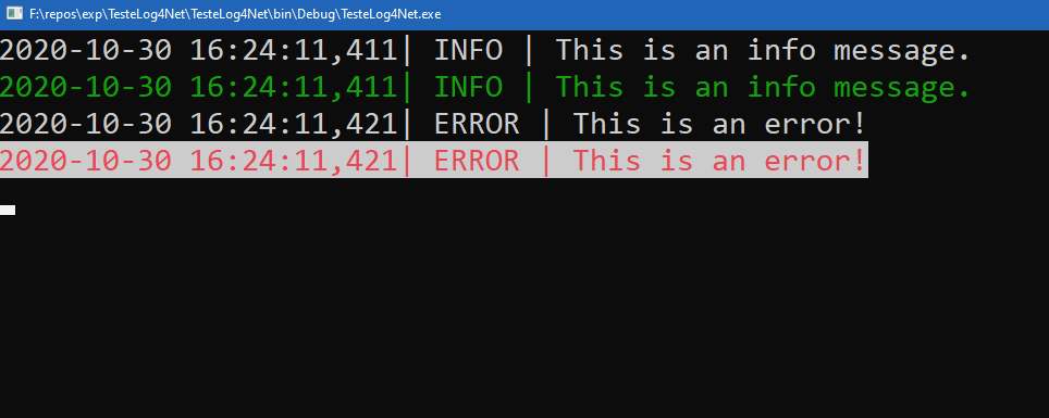 log4net configure