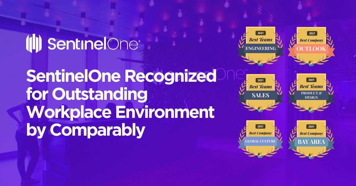 Sentinelone Recognized For Outstanding Workplace Environment By