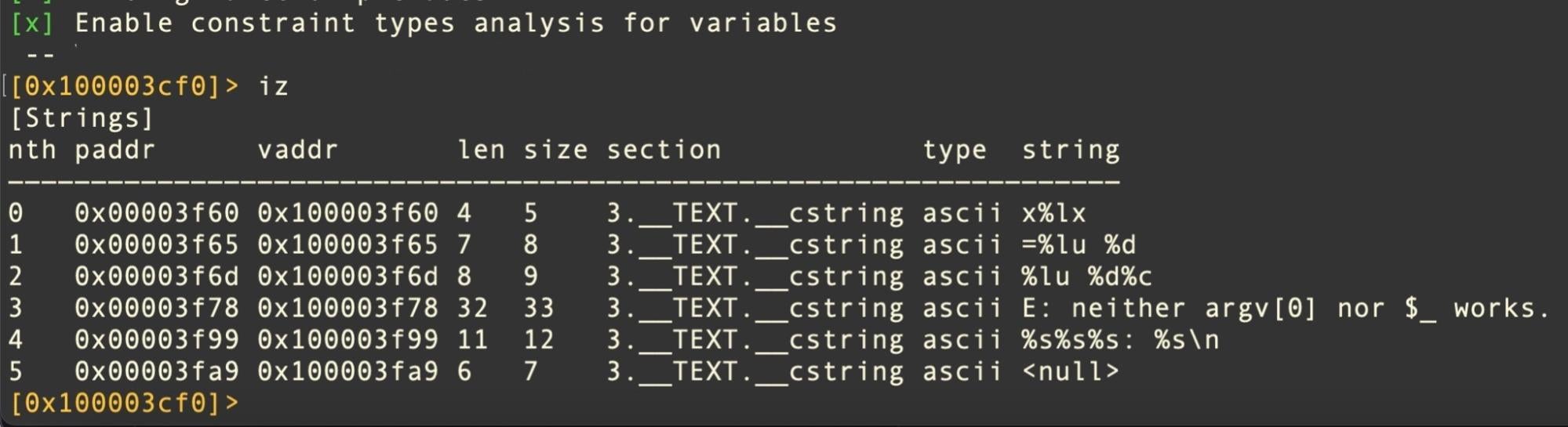 string in XCSSET dubrobber malware