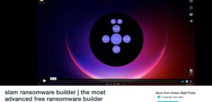 Slam! Anatomy of a Publicly-Available Ransomware Builder