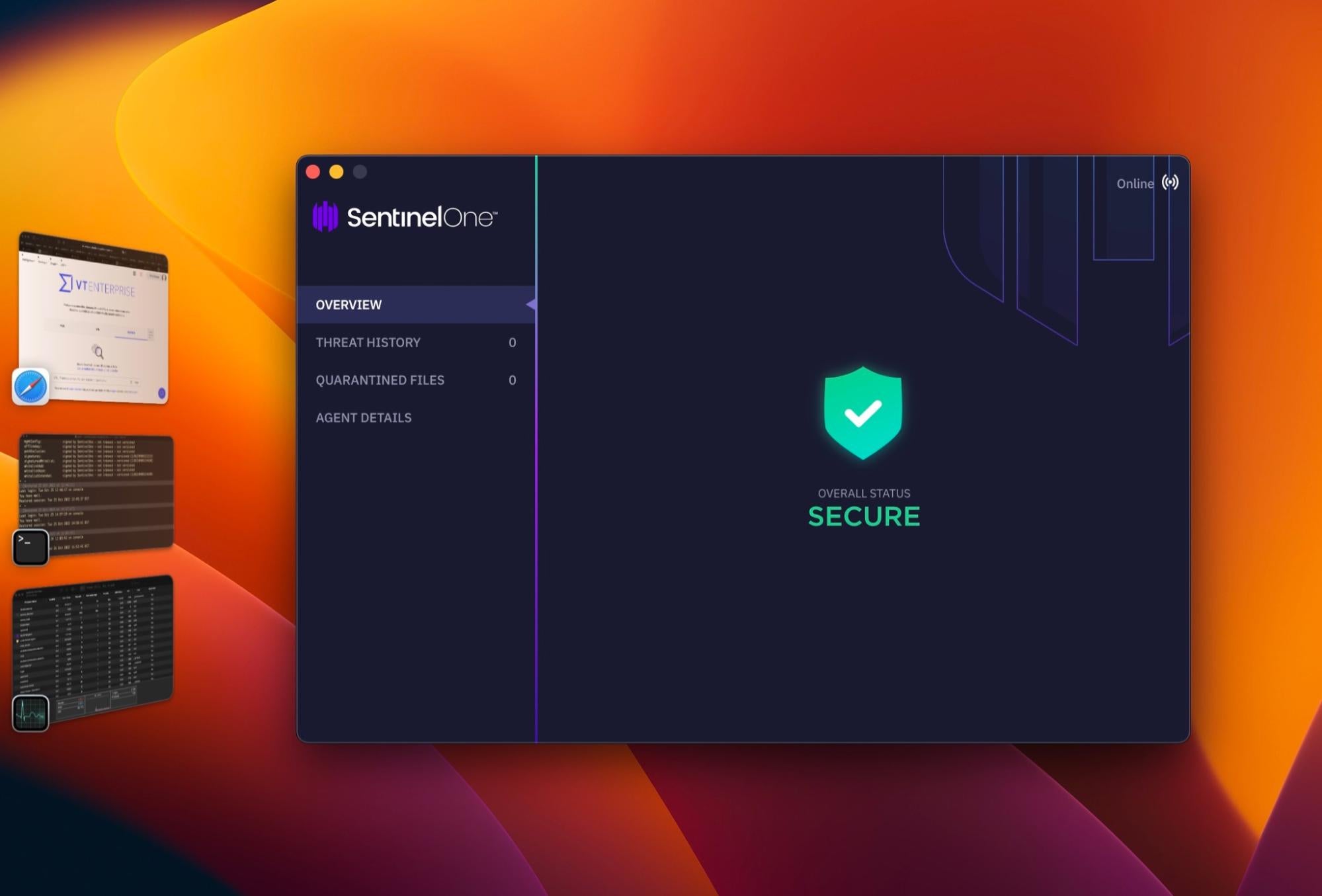 SentinelOne supports macOS Ventura