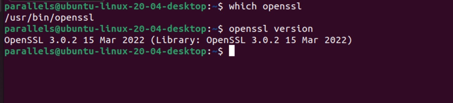 An Ubuntu distro vulnerable to the OpenSSL vulnerability.