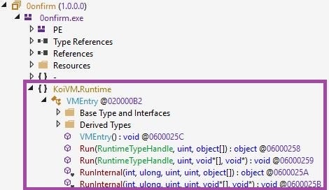 A KoiVM-virtualized MalVirt assembly