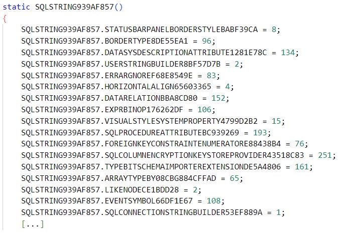 Patched value assignment routine