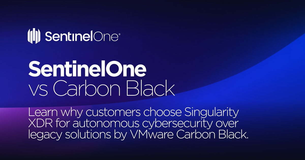 SentinelOne vs. Carbon Black Cybersecurity Comparisons