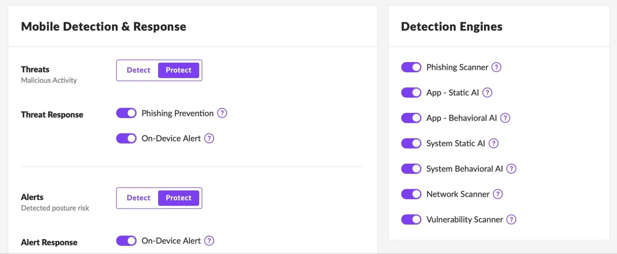 Singularity Mobile and Microsoft Intune detection policy