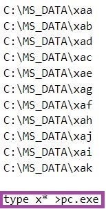 pc.exe file chunks