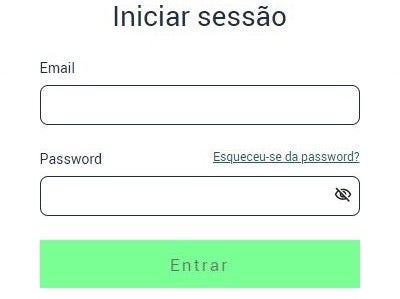A user login site of Energias de Portugal