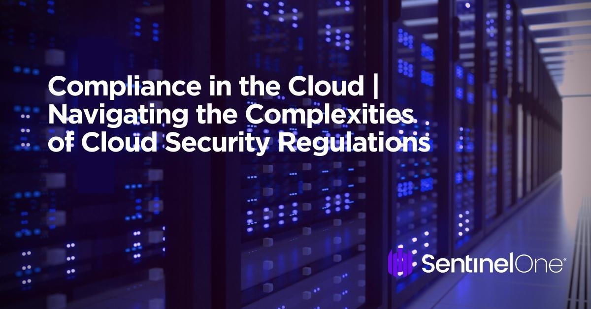 Compliance in the Cloud