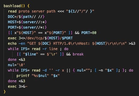 The bashloadfunction in Data.sh