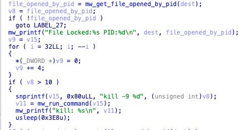 Pseudocode showing Dark Angels’ logic for handling locked files