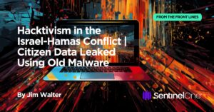 Hacktivism in the Israel-Hamas Conflict | Citizen Data Leaked Using Old
