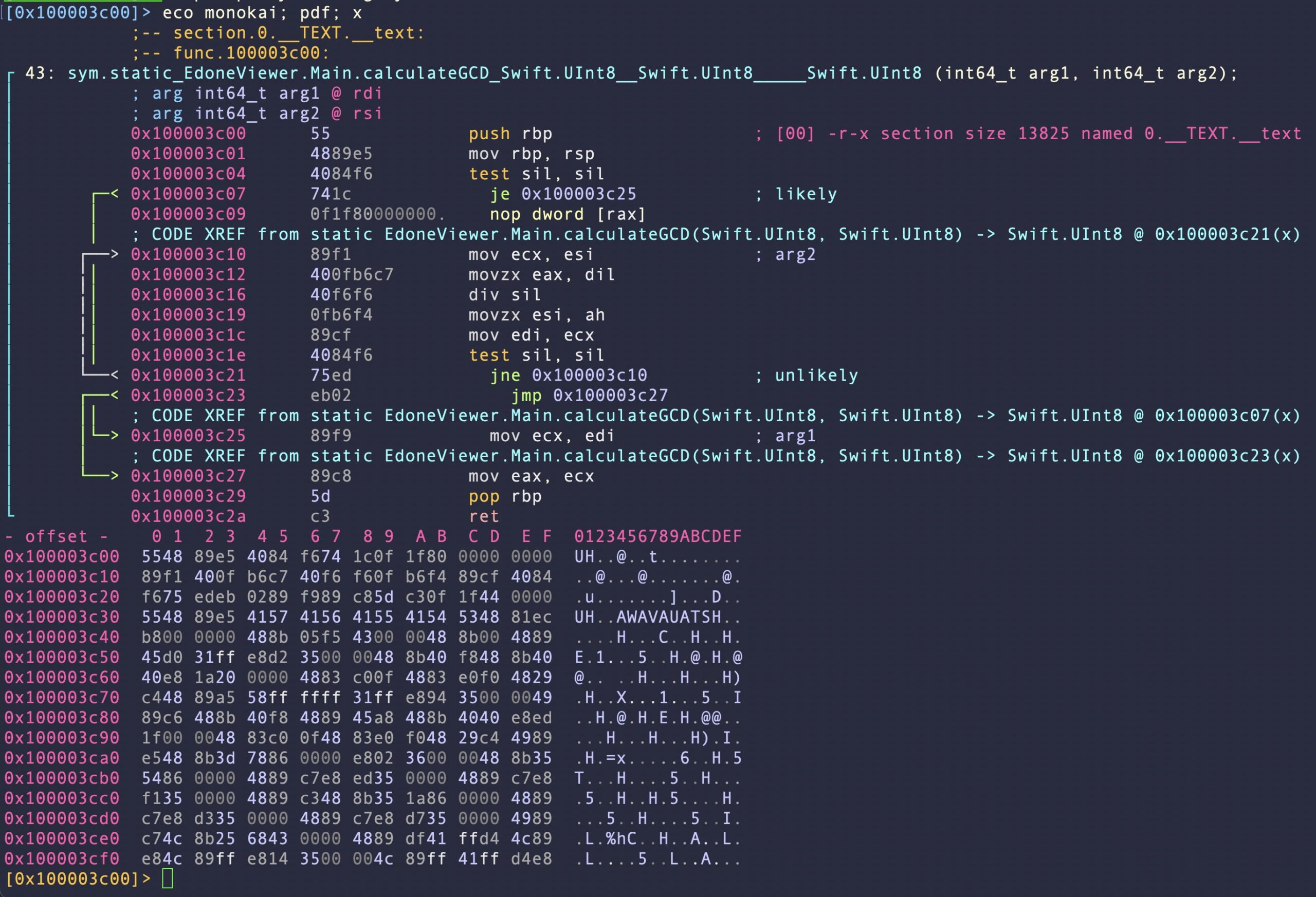 r2's monokai theme