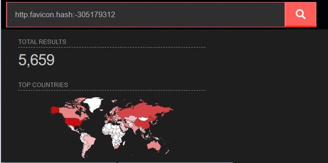 Shodan results for Confluence instances exposed to CVE-2023-22518