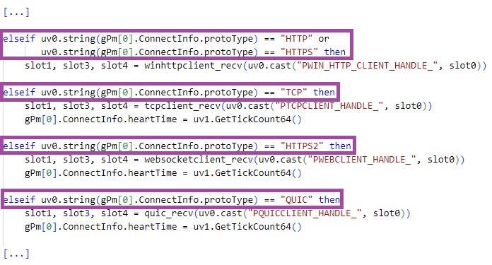 LuaDream: Protocol handling