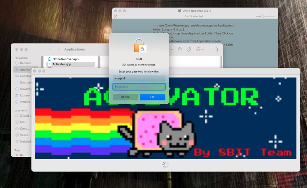 Activator infection macOS malware
