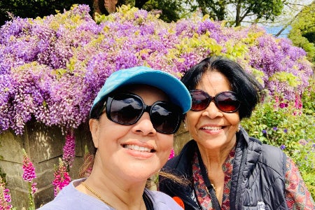 Divya Ghatak and Mom