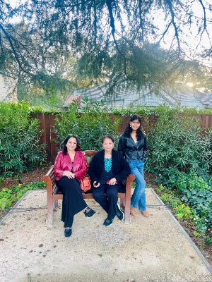 Reeny Sondhi and Mom