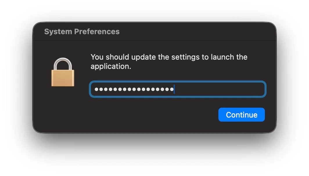 AppleScript password dialog allows the attacker to scrape the user password