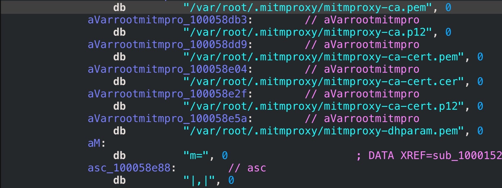 image of mitmproxy