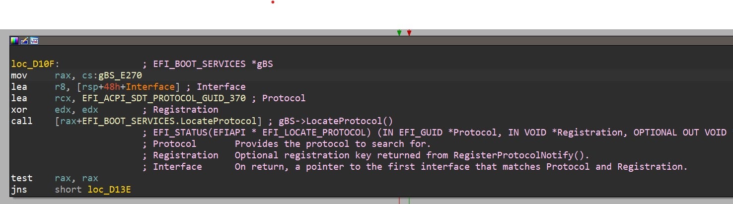 Figure 6 - same assembly code after it was annotated